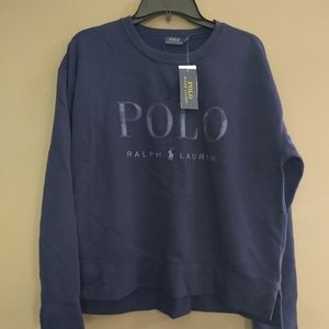 Ralph Lauren polo navy sweat shirt new